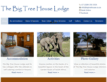 Tablet Screenshot of bigtreehouse.co.za